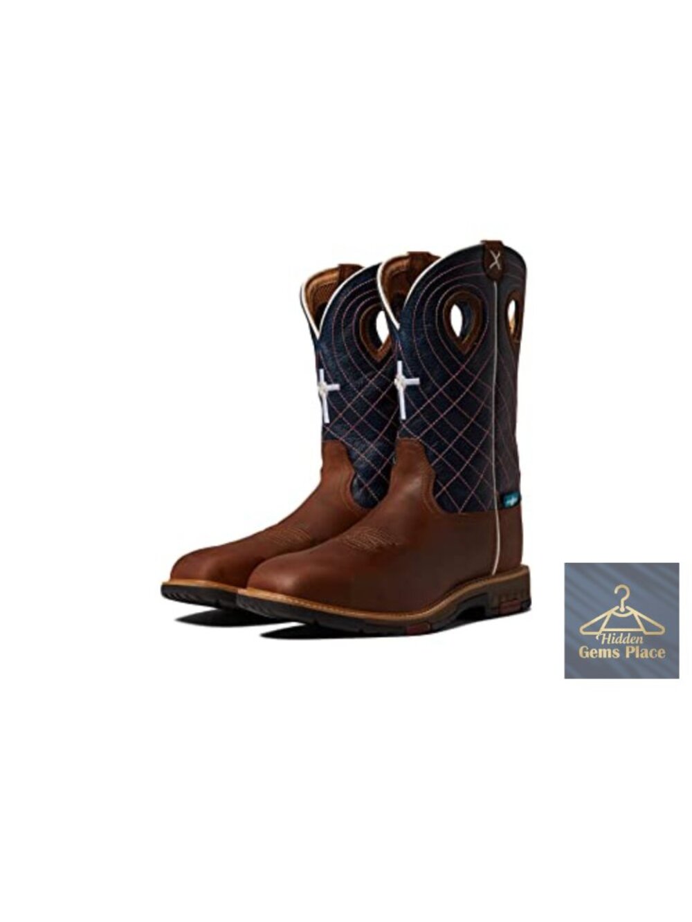 Twisted X Women's Mid-Calf Pull-On Work Boot Waterproof Alloy Toe
